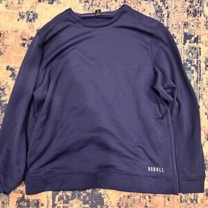 NOBULL Men's Deep Blue Crewneck Sweater